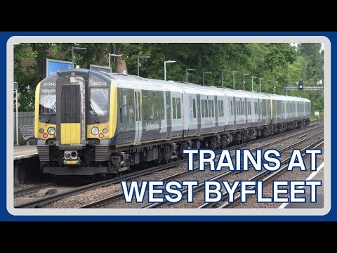 🚆 Trains at West Byfleet | Fast Mainline Action You Didn't Expect!