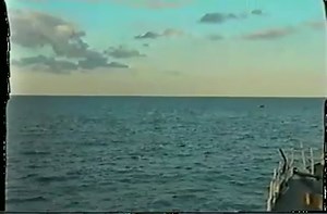 Underwater mine-clearing detonation.