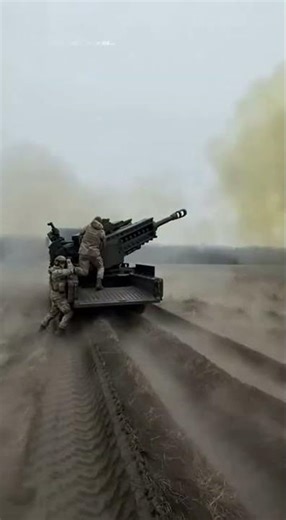 Satisfying 155mm Shell Loading & Launch 💣 #military #army#shorts #viral