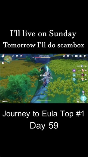 Day 59: Tomorrow it's Scambox time!! #genshinimpact #eula