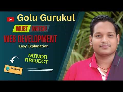 Create a Personal Portfolio Website Using HTML | Minor Project for Beginners|order