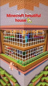 Minecraft Moden Mountain House #shorts