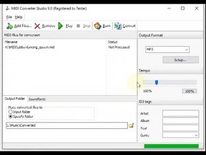 HOW TO CONVERT MIDI TO MP3? MIDI Converter Studio by ManiacTools