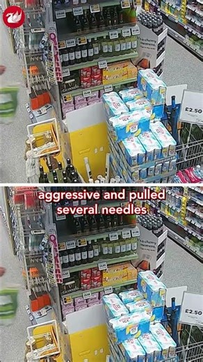 "Volatile" robber threatens terrified Asda staff with bottle of wine and needles