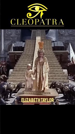 Elizabeth Taylor In Cleopatra 1963 #shorts