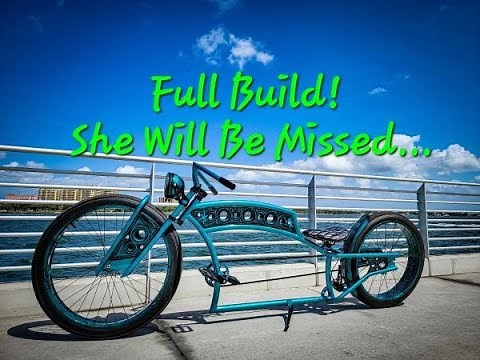 Full Custom Cruiser Bicycle Build In 11 Minutes!