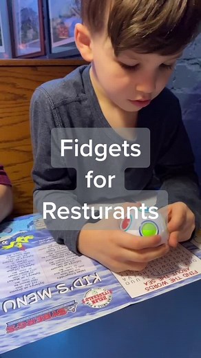 What fidgets we bring to restaurants! #fidgets #fidgettoys