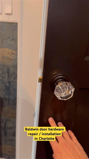 Baldwin hardware installation / repair in Charlotte #baldwin #doorlock #doorhardware #charlottenc