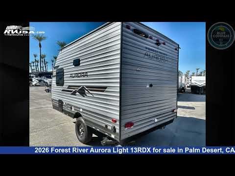 Spectacular 2026 Forest River Aurora Light Travel Trailer RV For Sale in Palm Desert, CA | RVUSA.com