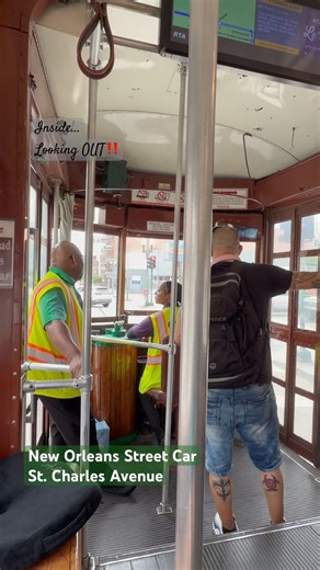 From the Inside Looking Out | New Orleans Historic Streetcar on St. Charles Line.
