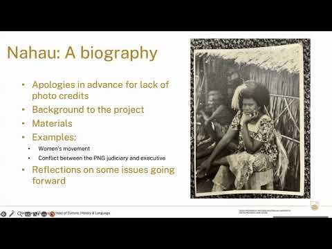 Relationality, Movement & Transnationality in PNG-Australia Biographies: Nahau & Wes Rooney stories