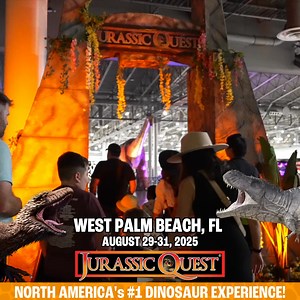 Jurassic Quest roars into town — THIS WEEKEND ONLY at the South Florida Fairgrounds! 🦕 Meet baby dinosaurs 🔦 Dig for ancient fossils 🦖 Ride a life-sized dinosaur 💫 Crafts, inflatables & interactive fun for all ages Tickets are selling out fast—Miami shows SOLD OUT, and West Palm Beach will too! Hurry and use coupon code LASTMINUTEDEAL for 15% off tickets before they’re gone. 🎟️ Don’t wait—grab your tickets now: 👉 https://www.jurassicquest.com/events/4NDSCT | Jurassic Quest
