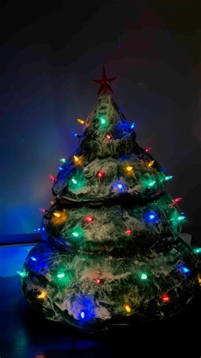 5K views · 256 reactions | Paper mache, vintage “ceramic” Christmas tree. We made this in private group. The trees cost less than 5 dollars each to make! | The crafty brother | Facebook