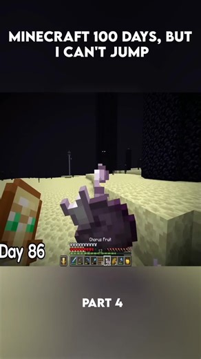 Minecraft 100 Days Without Jumping Challenge