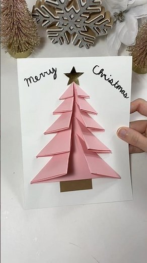 Easy DIY Christmas Tree Card Tutorial 🎄