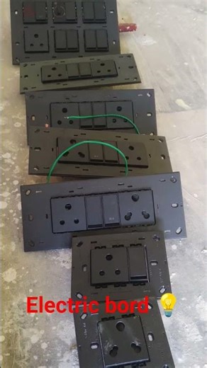 Electric switch board 💡 #bijli #construction #construction #electrical #industrialelect