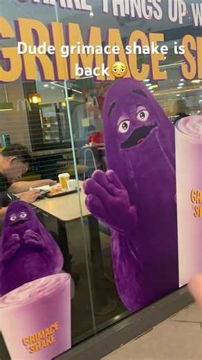 Grimace shake is back🫩