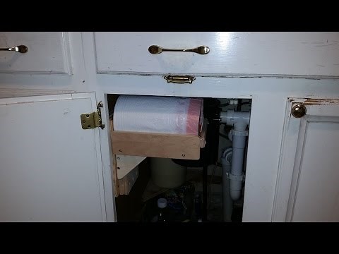 Kitchen Improvements - How to Make a Trash Bag Holder