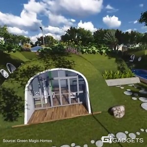 A green-roofed Hobbit home anyone can build in just 3 days. Read more ➡️ http://www.gigadgets.com/article/w7qmnCyC2enR | GIGadgets