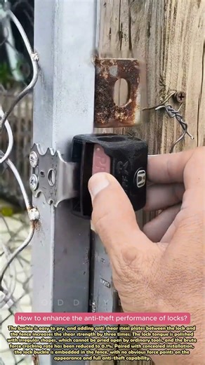 Old seat belt buckle replaced with anti theft lock #practical #skills #clever #diy