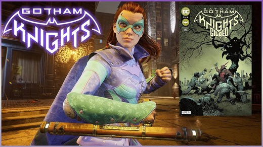 Gotham Knights Batgirl Gilded Age tonfa (Gilded City #3 comic reward)