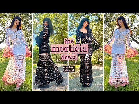 Morticia Dress - Crochet Tutorial