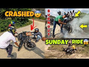 SUNDAY RIDE GONE WRONG😨 | Burnout😱 | Hyper Race🫣 | offroading | Stunts | Training back workout.