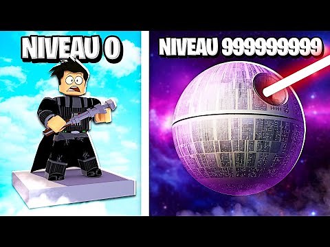 MY DEATH STAR LEVEL 999,999,999 IN ROBLOX!