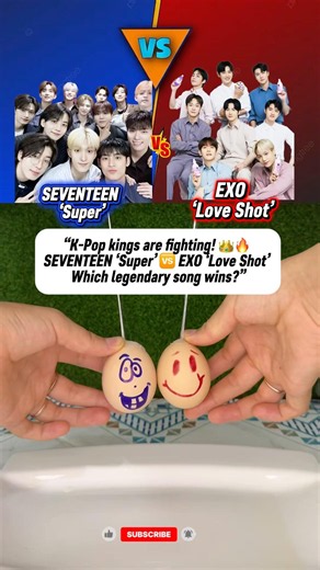 K-Pop Kings Are Fighting! SEVENTEEN Super’ vs EXO ‘Love Shot’. Which Legendary Song Wins? #kpop