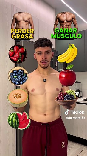Frutas para Perder Grasa o Ganar Músculo