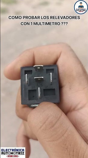 HOW TO TEST RELAYS WITH A MULTIMETER? #automotiveelectronics #automobile #automotiveelectricity