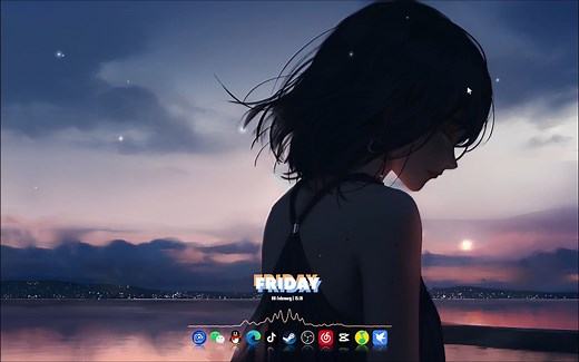 电脑桌面如何设置才能像这样让人眼前一亮，简单两步教会你。并且不用担心占用CPU性能，真的微乎其微。美化步骤很简单，复杂的是其中的参数设置，耐心很重要。快来大胆折