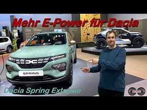 Dacia Spring Extreme 65 - Mehr E-Power für Dacia | News - Daten - Fakten - Erstkontakt