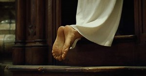 Barefoot Pilgrim Tramp Praying Church Confession Stock Footage Video (100% Royalty-free) 1110807369 | Shutterstock