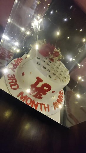 Stunning 30th Birthday Cake with Floral Decorations