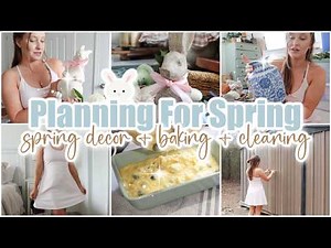 🐰 2026 SPRING HOMEMAKING • decor planning + baking + cleaning motivation • Spring Clean With Me