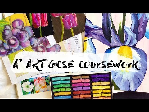 GCSE sketchbooks and final piece (9 / a* grade)