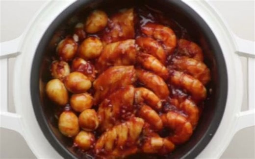 【电饭煲食谱】电饭锅食谱：懒人版三汁焖锅，电饭煲就能做，好吃下饭！