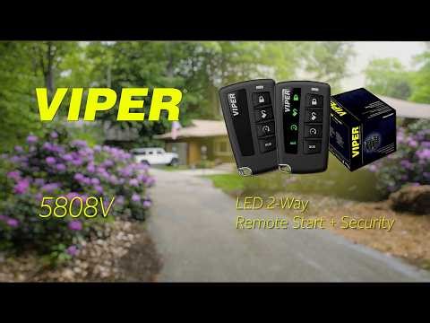 Remote Start & Security for Every Season | VIPER 5808V 2-Way LED System