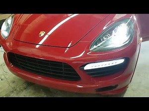 Installation Oem fit backup camera reverse camera Porsche cayenne and Android