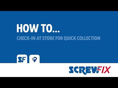 App Check in | Screwfix