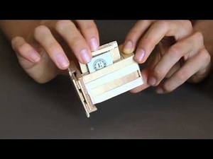 Popsicle Stick Puzzle Box With Secret Compartments
