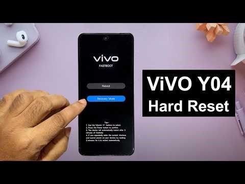 Vivo Y04 Hard Reset Forgot Pattern Lock Unlock Phone