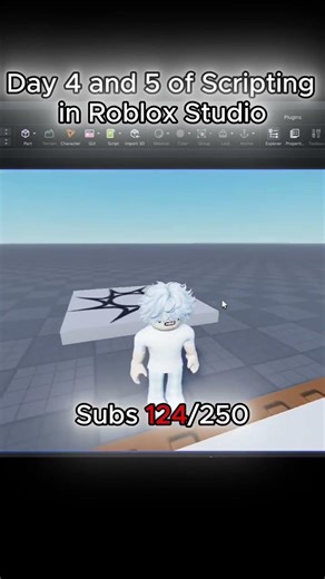Days 4 and 5 of Scripting in Roblox Studio