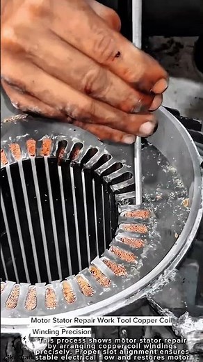 Motor Stator Repair Work Tool Copper Coil Winding Precision #worktool