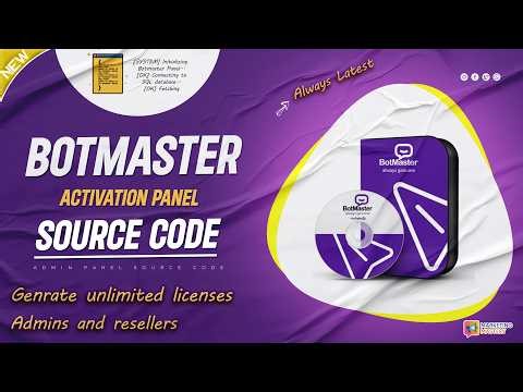 Botmaster License Key Activation Panel Source Code | Botmaster Unlimited License Key