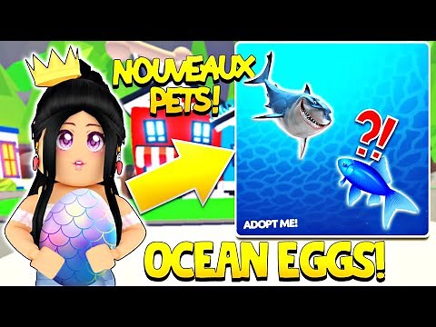 ADOPT ME CONFIRME QU'IL S'AGIT DES OCEANS EGGS! LES NOUVEAUX OEUFS SUR ADOPT ME! ROBLOX | MISLICIOUS