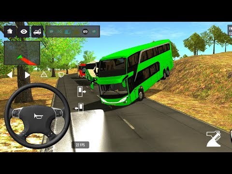 🫣😱BUS SIMULATOR INDONESIA ll new euro coach bus simulator indonesia ll new euro trock ll #simulator
