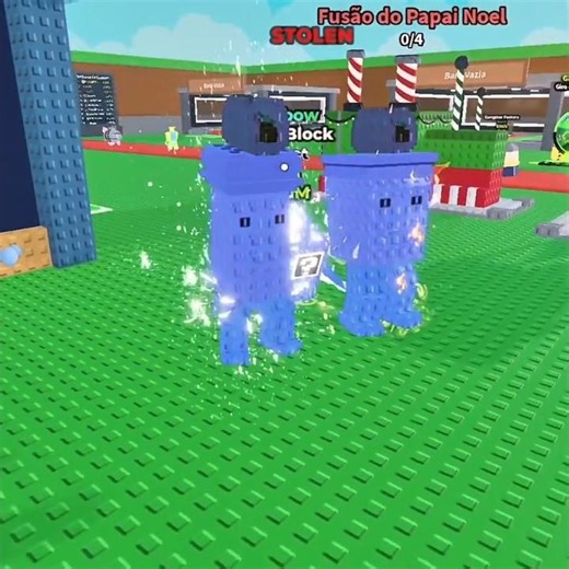 🌈👑VIREI UMA LUCKY BLOCK E ROUBEI MEU AMIGO!👀🔥 #stealabrainrot #roblox #shorts