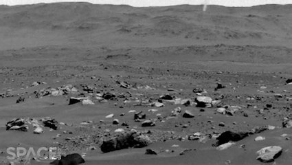 Perseverance rover captures Martian dust devil